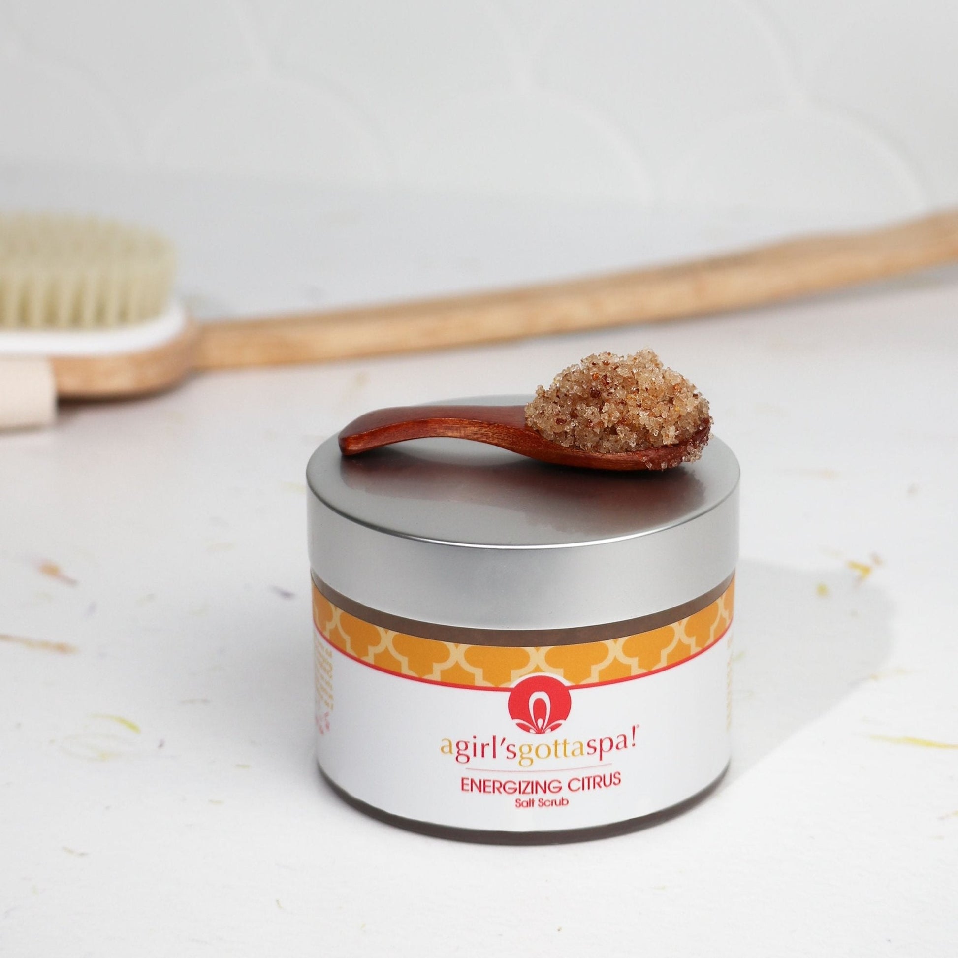 Energizing Citrus Dead Sea Salt Body Scrub - Renee Lane Company