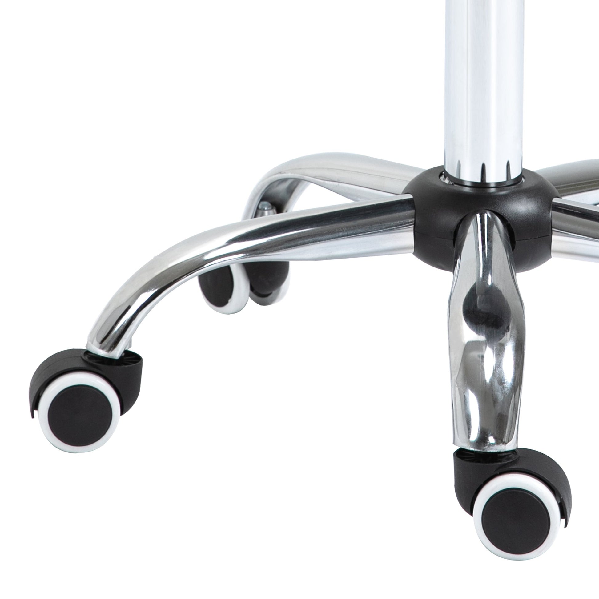 Ergonomic Rolling Saddle Stool PU Leather Hydraulic Spa Stool Height Adjustable Swivel Drafting Medical Salon Chair, Grey - Renee Lane Company