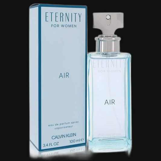 Calvin Klein Eternity Air women's eau de parfum spray, box and bottle.
