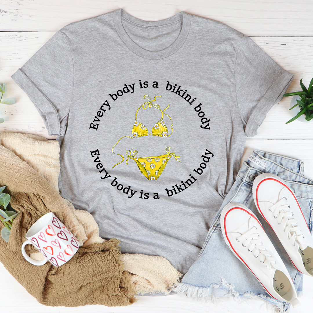 Every Body Is A Bikini Body T-Shirt - Renee Lane Company