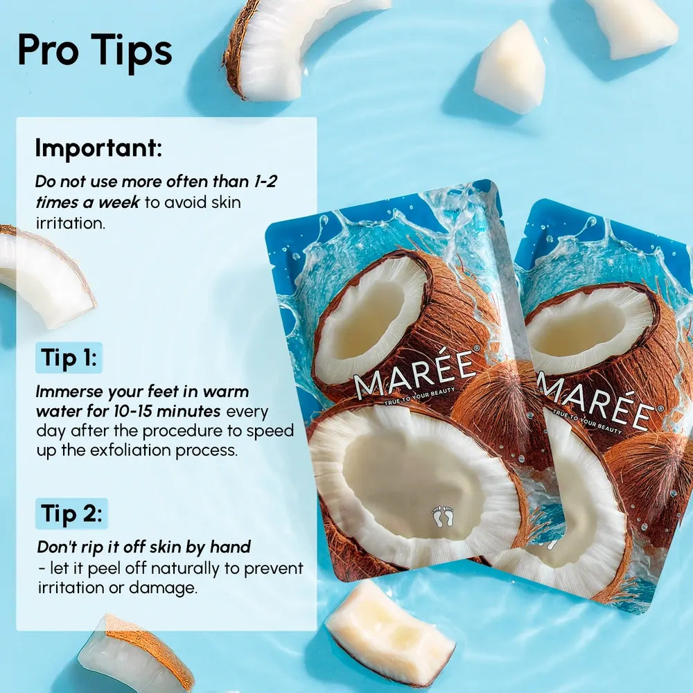 Exfoliating & Hydrating Foot Mask - Renee Lane Company