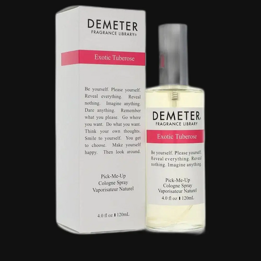 Demeter Exotic Tuberose cologne spray with glass bottle and matching box, 4 fl oz.