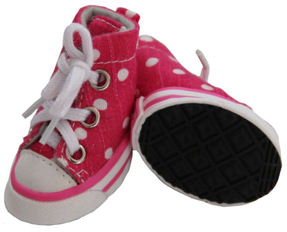 Extreme-Skater Canvas Casual Grip Pet Sneaker Shoes - Set Of 4 - Renee Lane Company