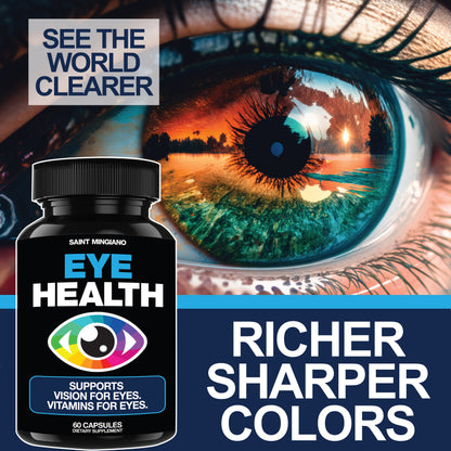 Eye Health & Vision Vitamins Supplement 60 Capsules - Renee Lane Company