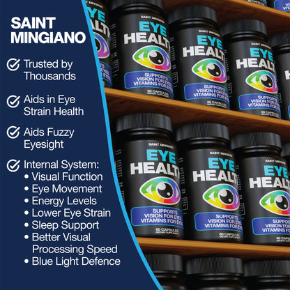 Eye Health & Vision Vitamins Supplement 60 Capsules - Renee Lane Company