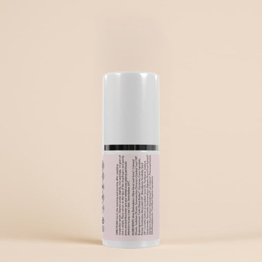 Eye Renew serum bottle, back label