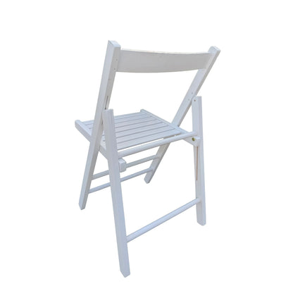 FOLDING CHAIR-2/S;  FOLDABLE STYLE -WHITE - Renee Lane Company