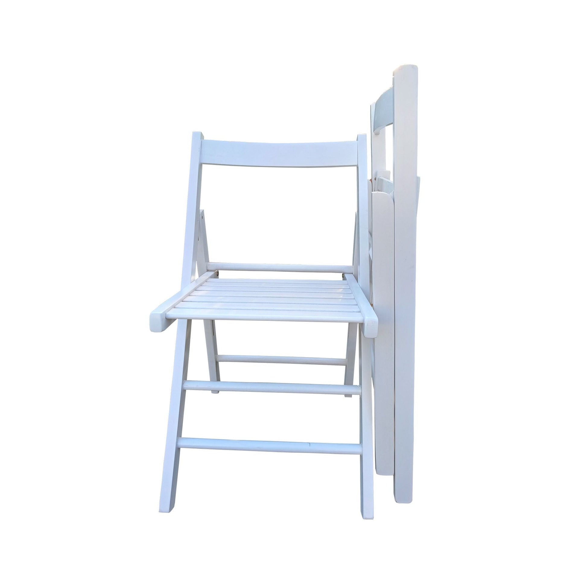 FOLDING CHAIR-2/S;  FOLDABLE STYLE -WHITE - Renee Lane Company