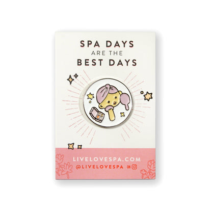 Fab Spa Life Enamel Pin - Limited Edition | Lucky Owl - Renee Lane Company