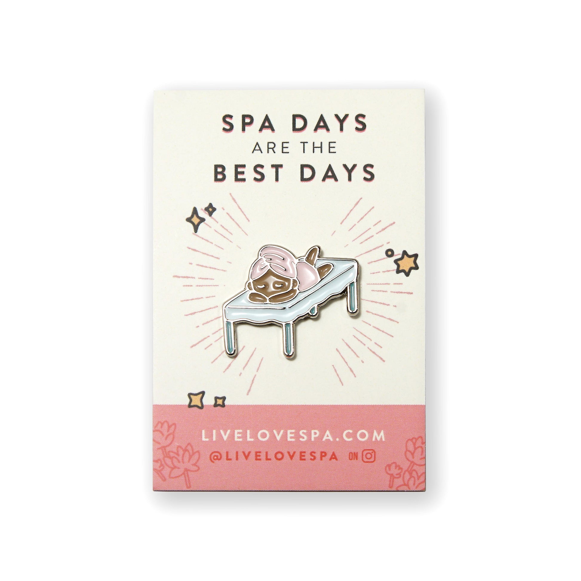 Fab Spa Life Enamel Pin - Limited Edition | Lucky Owl - Renee Lane Company