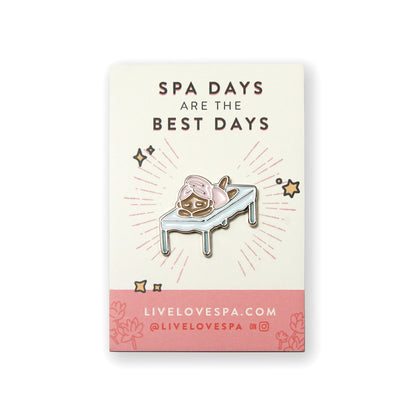 Fab Spa Life Enamel Pin - Limited Edition | Lucky Owl - Renee Lane Company