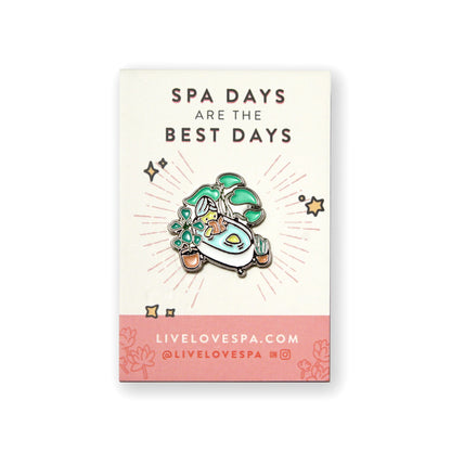 Fab Spa Life Enamel Pin - Limited Edition | Lucky Owl - Renee Lane Company