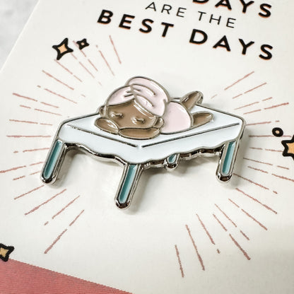 Fab Spa Life Enamel Pin - Limited Edition | Lucky Owl - Renee Lane Company
