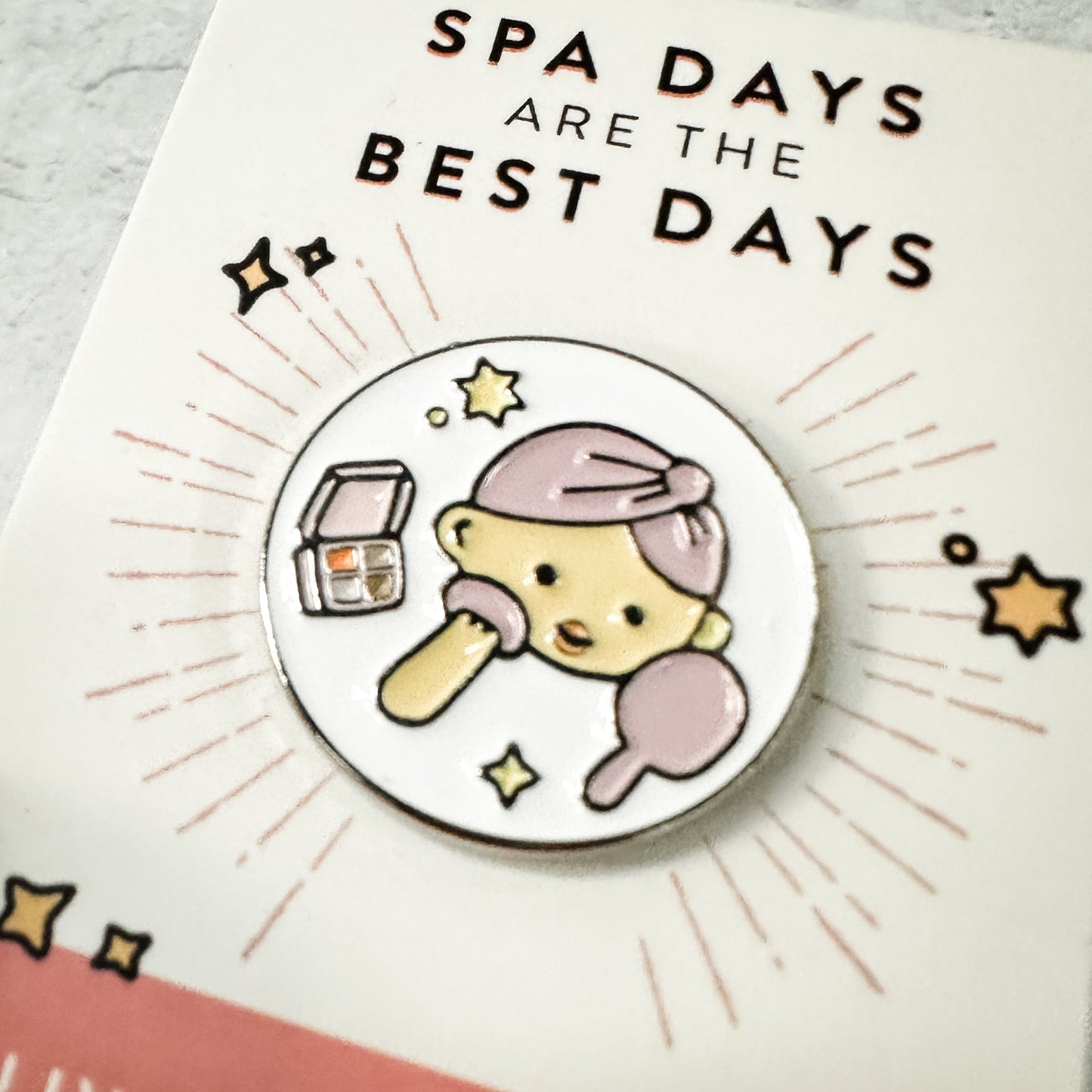 Fab Spa Life Enamel Pin - Limited Edition | Lucky Owl - Renee Lane Company