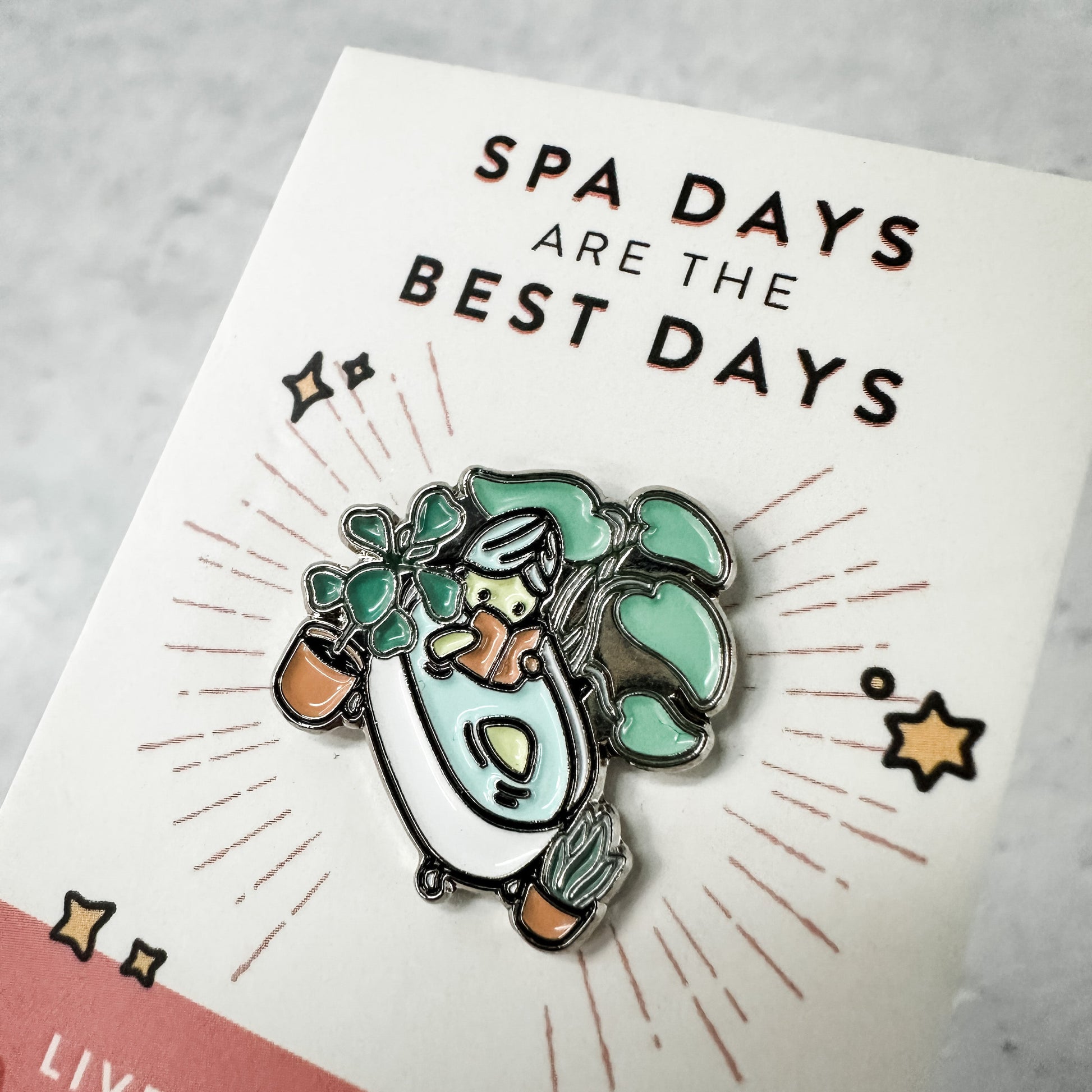 Fab Spa Life Enamel Pin - Limited Edition | Lucky Owl - Renee Lane Company