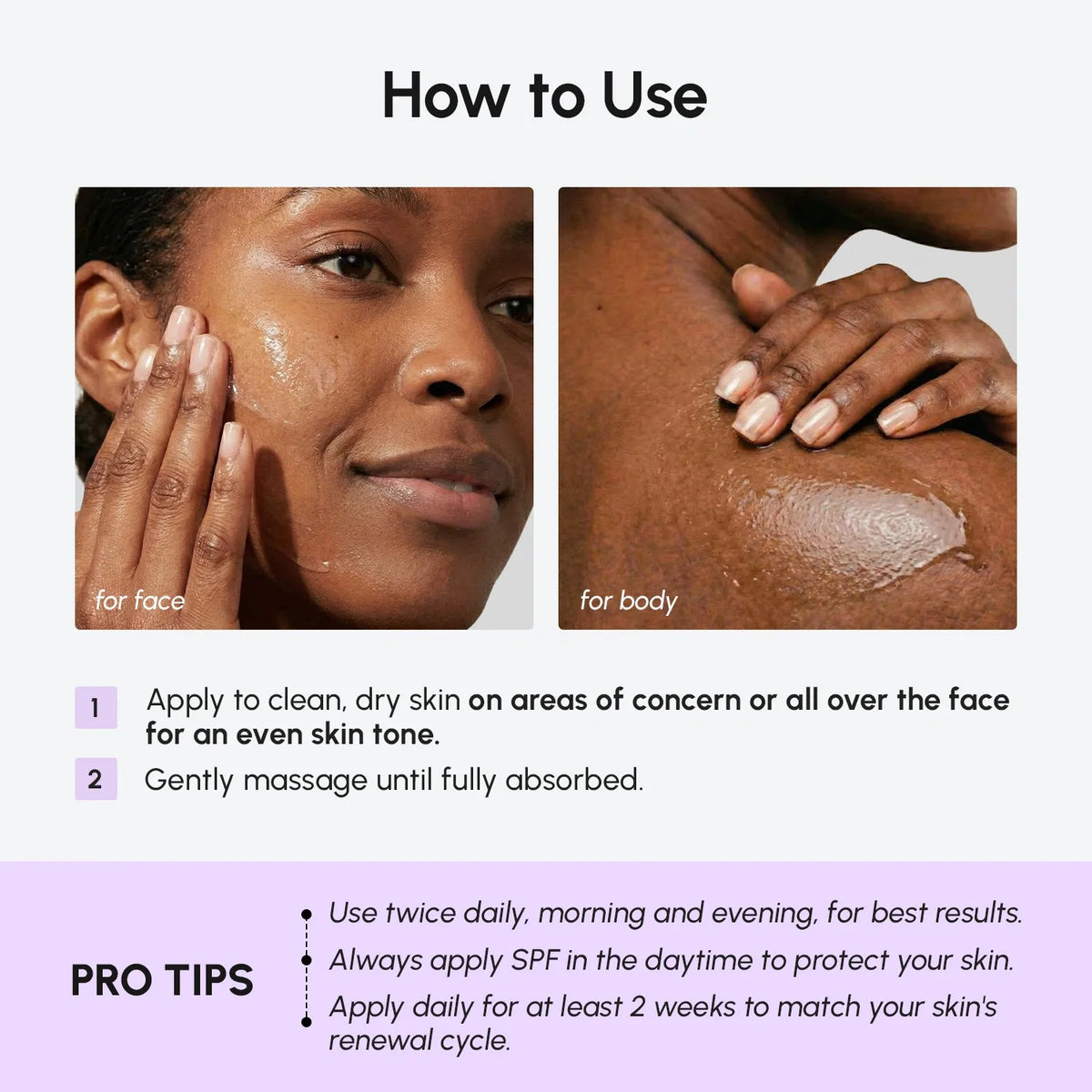 Face & Body Serum for Dark Spots - Renee Lane Company