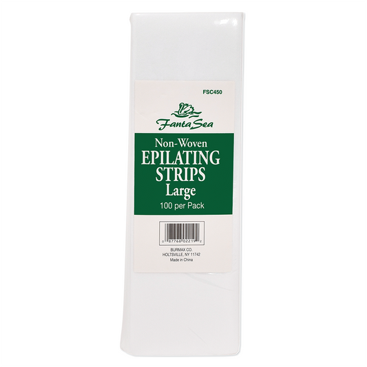 Non-woven epilating strips pack, large, 100 count