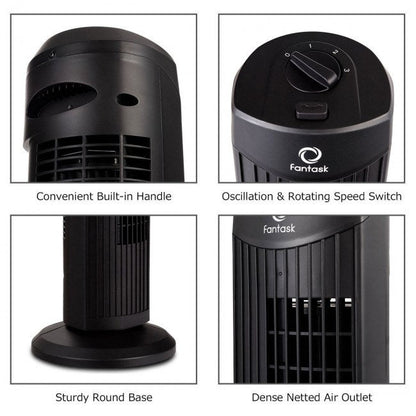 Fantask 35W 28 Inch Quiet Bladeless Oscillating Tower Fan - Renee Lane Company