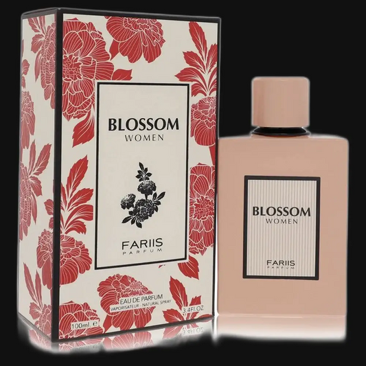 Fariis Blossom women's perfume bottle with floral box, 100 mL