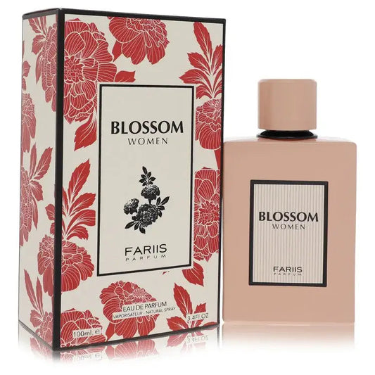 Women's perfume gift set: Fariis Blossom bottle with floral box, 100 mL