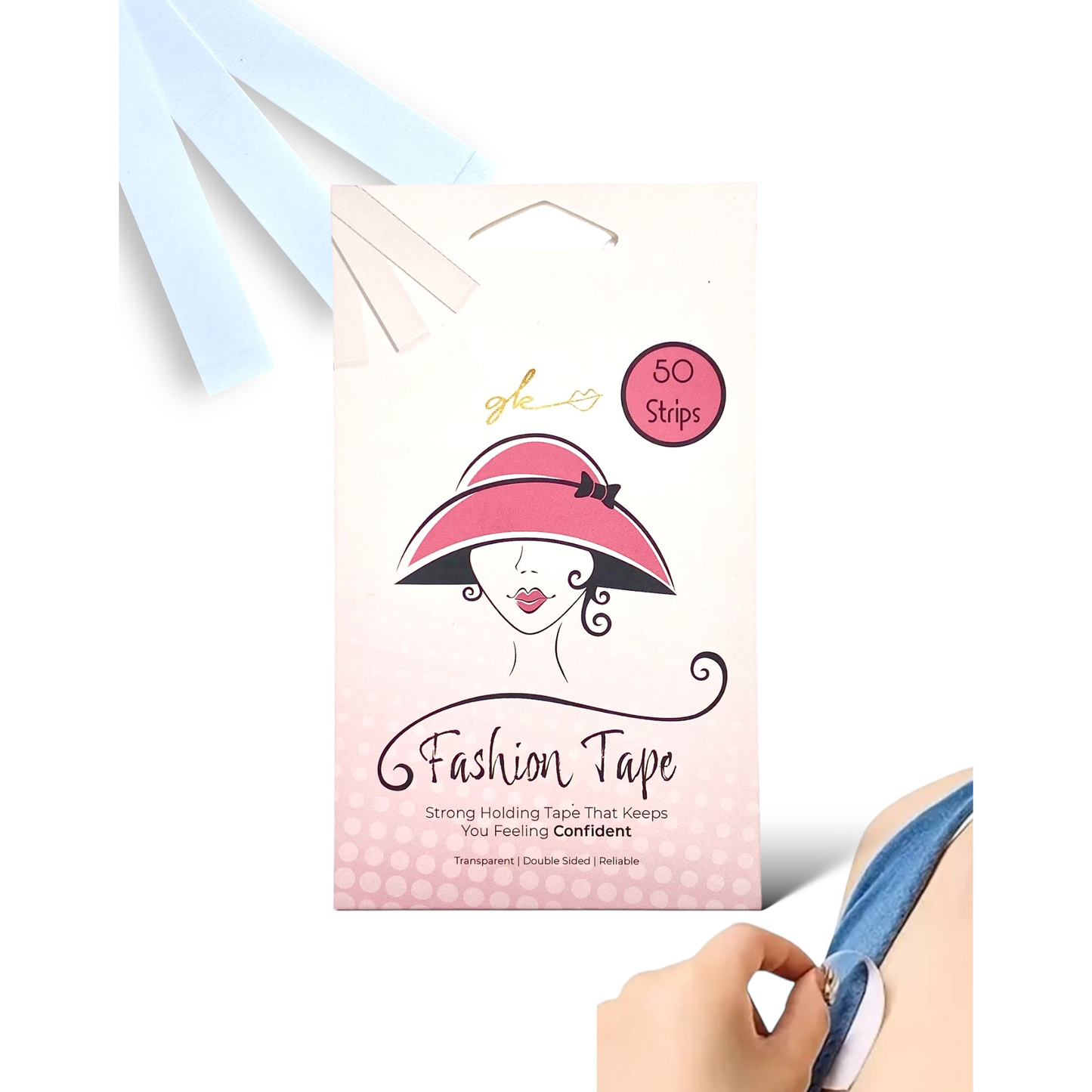 Fashion Tape - Pack of 50 Strips - Renee Lane Company