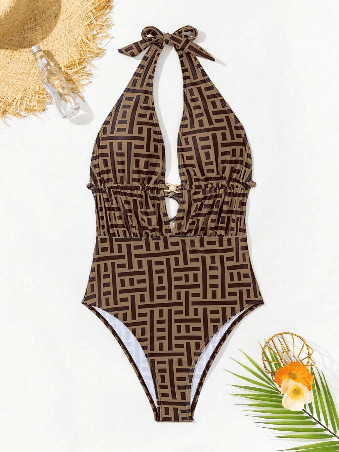 Fashionable one-piece women's swimsuit - Renee Lane Company