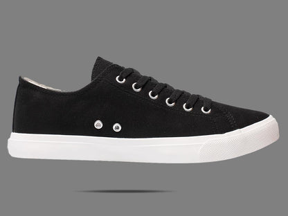 Fear0 NJ Simple Black/White Skateboard Gum Grip Skateboard Canvas Sneakers Men - Renee Lane Company