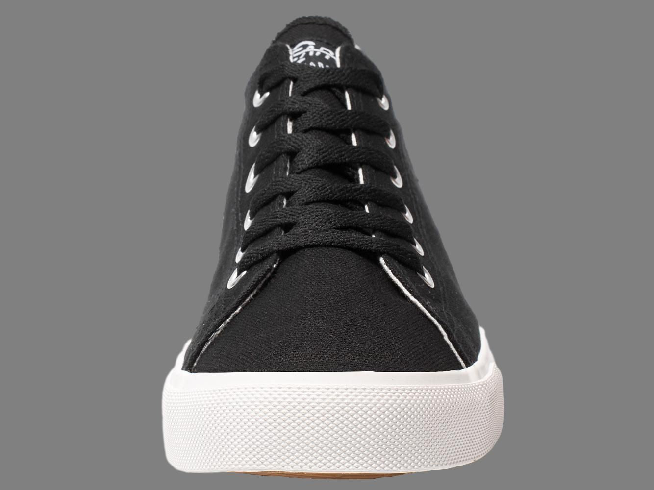 Fear0 NJ Simple Black/White Skateboard Gum Grip Skateboard Canvas Sneakers Men - Renee Lane Company