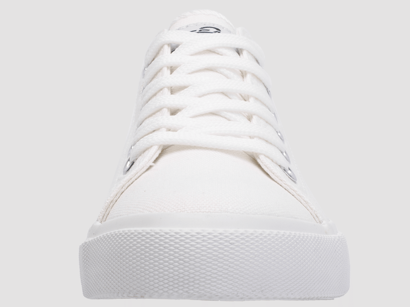 Fear0 NJ Unisex Retro Minimal All White Skateboard Sneaker Canvas Shoes - Renee Lane Company