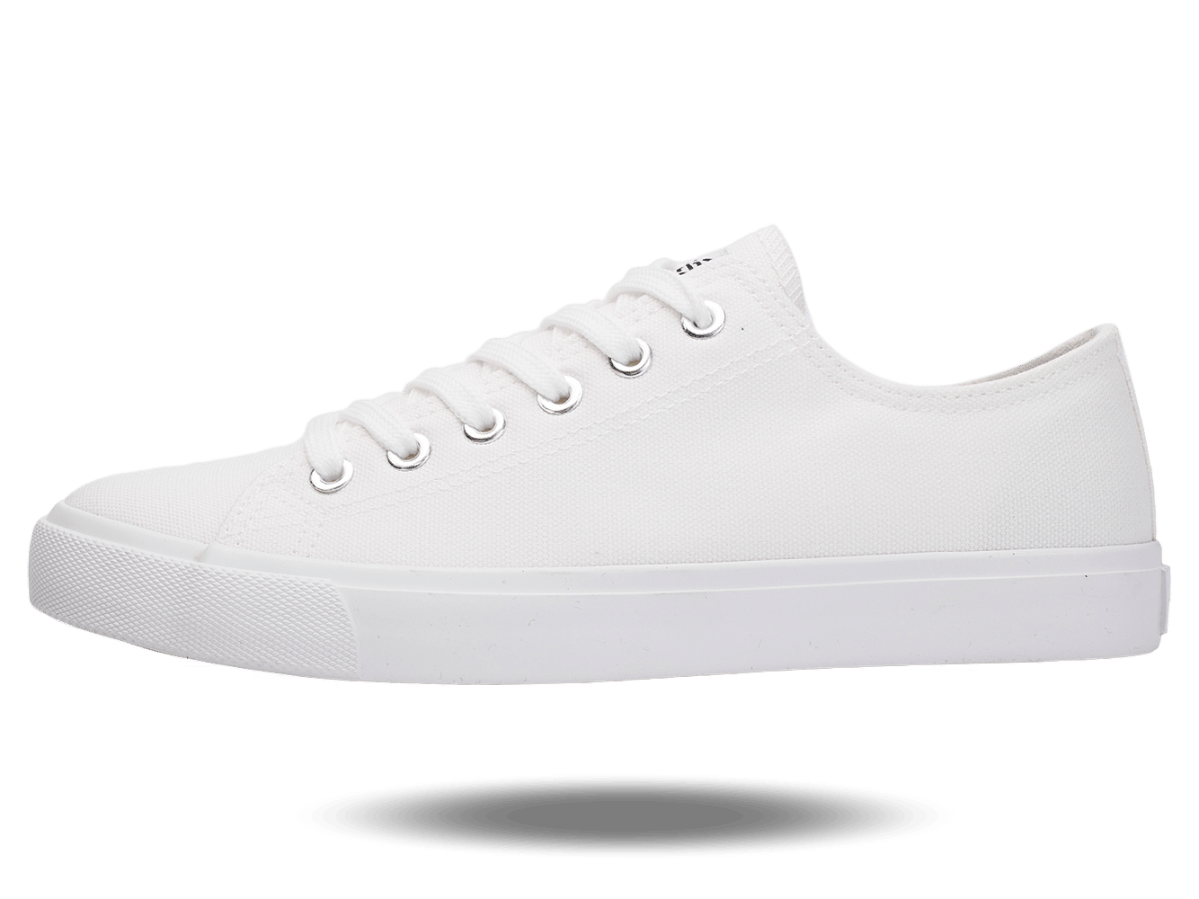 Fear0 NJ Unisex Retro Minimal All White Skateboard Sneaker Canvas Shoes - Renee Lane Company