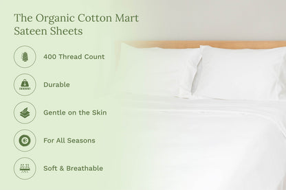 White bed sheet set with neatly tucked sheets and pillow on mattress