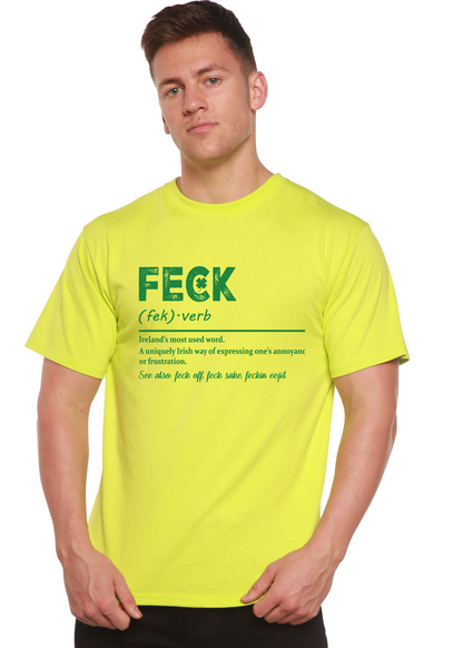 Feck Irish St Patricks Day Unisex Bamboo/Cotton Graphic T-Shirt - Renee Lane Company