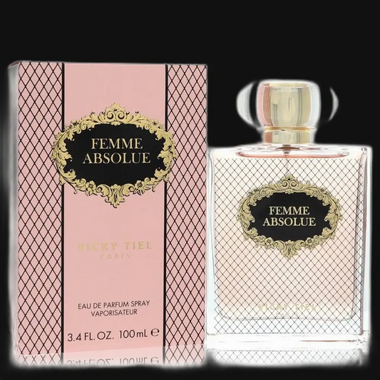 Women's eau de parfum spray, Femme Absolue boxed with glass bottle and gold cap