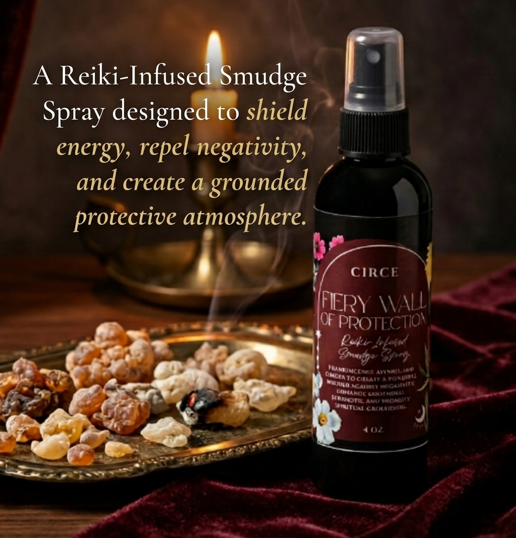 Fiery Wall  Of Protection Smudge Spray — Room & Body Mist - Renee Lane Company