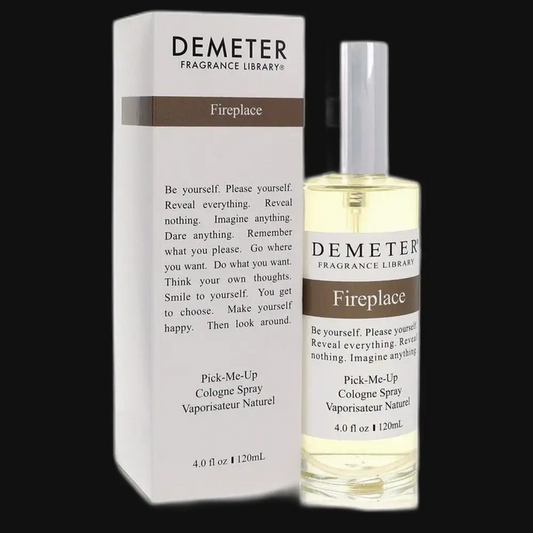 Demeter Fireplace fragrance for women: glass spray bottle with box