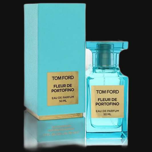 Women's Fleur De Portofino eau de parfum, 50 mL bottle with turquoise box