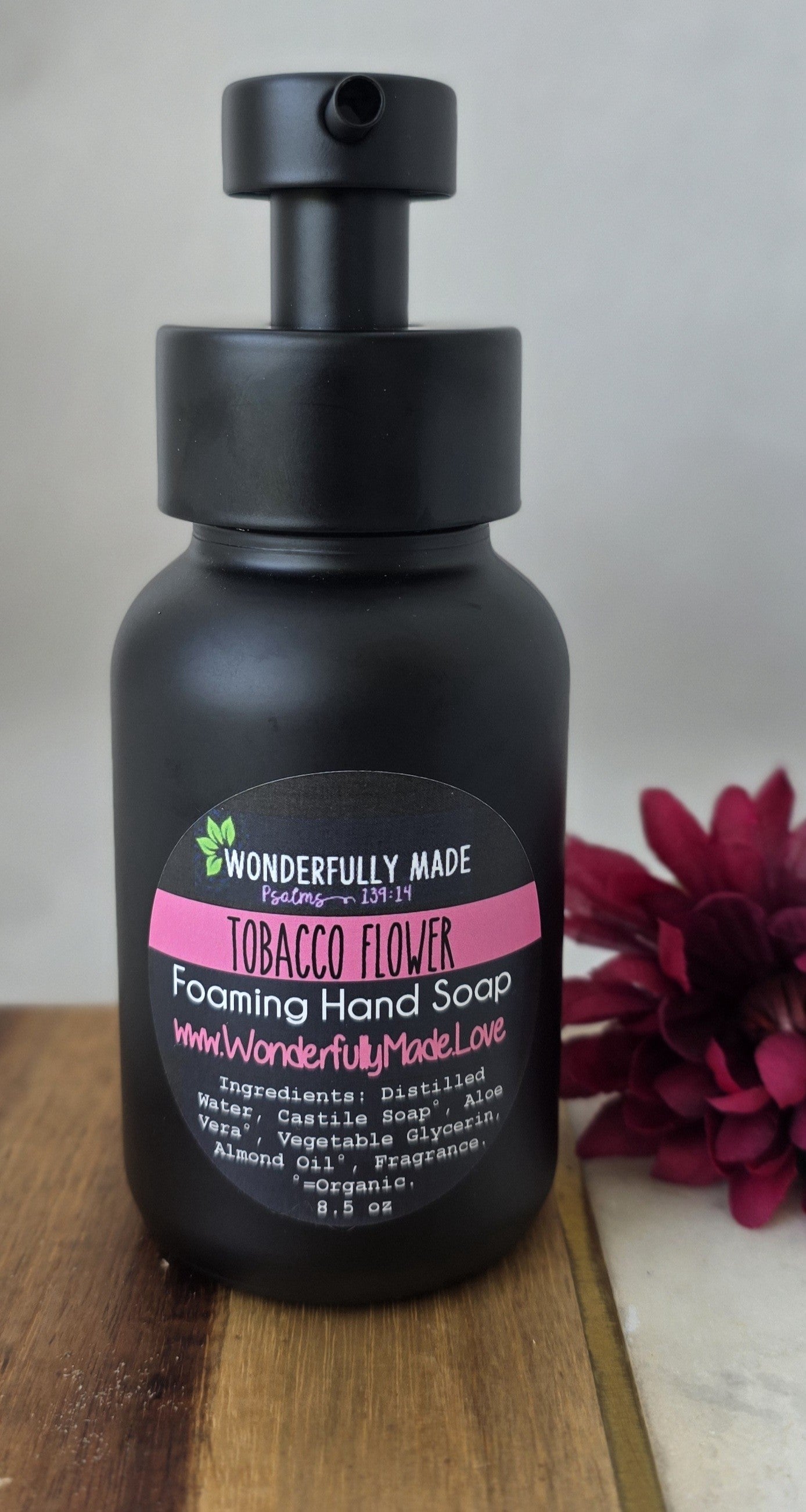 Foaming Hand Soap | Tobacco Flower Hand Wash Soap | Foaming Pump Tabletop soap - Renee Lane Company
