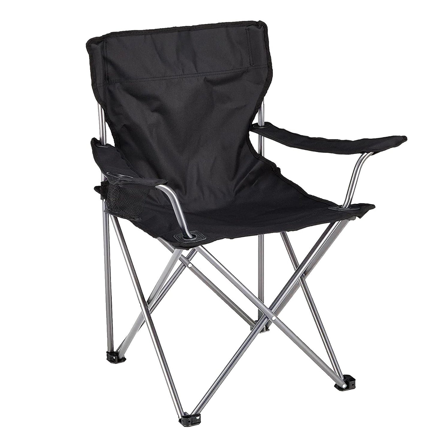 Foldable Beach Chair with Detachable Umbrella Armrest Adjustable Canopy Stool with Cup Holder Carry Bag for Camping Poolside Travel Picnic Lawn Chair - Renee Lane Company