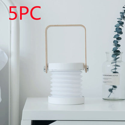 Foldable Touch Dimmable Reading LED Night Light Portable Lantern Lamp USB Rechargeable For Home Decor - Renee Lane Company