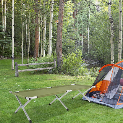 Folding Camping Cot with Carrying Bags Outdoor Travel Hiking Sleeping Chair Bed - Renee Lane Company