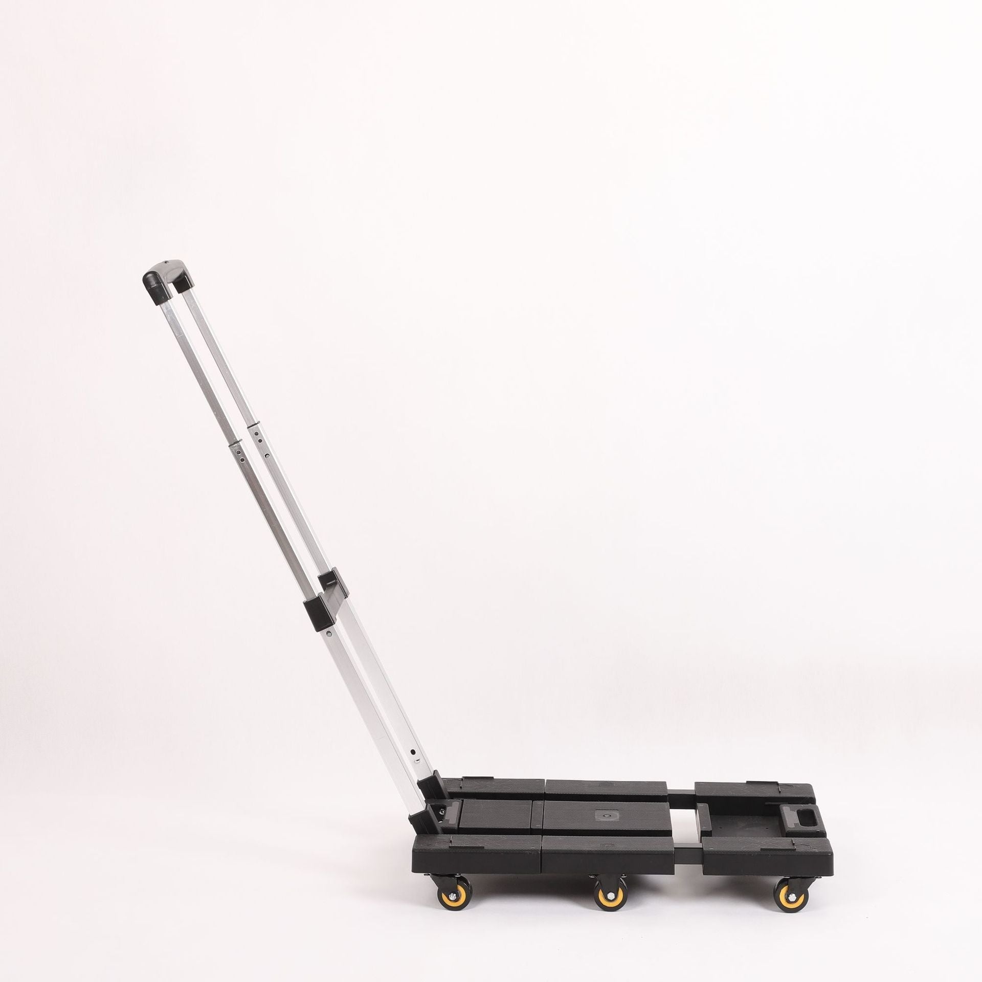 Folding Hand Truck 330lbs, Portable Heavy Duty Dolly Cart, 6 Wheels Collapsible Luggage Cart with 1 Elastic Ropes - Compact Trolley Cart for Easy Moving - Renee Lane Company