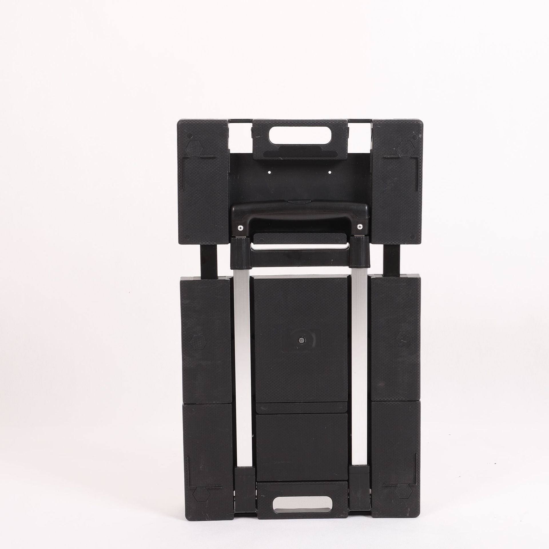 Folding Hand Truck 330lbs, Portable Heavy Duty Dolly Cart, 6 Wheels Collapsible Luggage Cart with 1 Elastic Ropes - Compact Trolley Cart for Easy Moving - Renee Lane Company