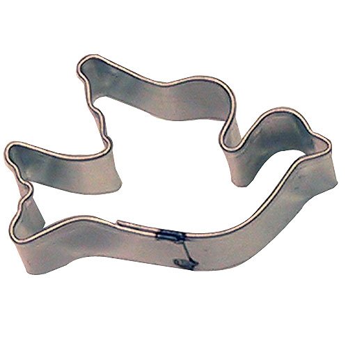 Mini dove cookie mold in tin-plated steel, 1.5-inch cutter
