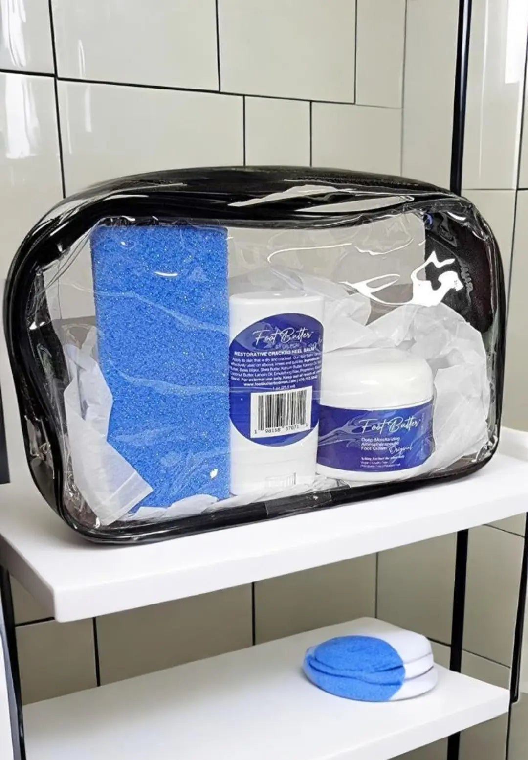 Foot Butter Travel Set – Mini Moisturizers & Pumice Scrub - Renee Lane Company