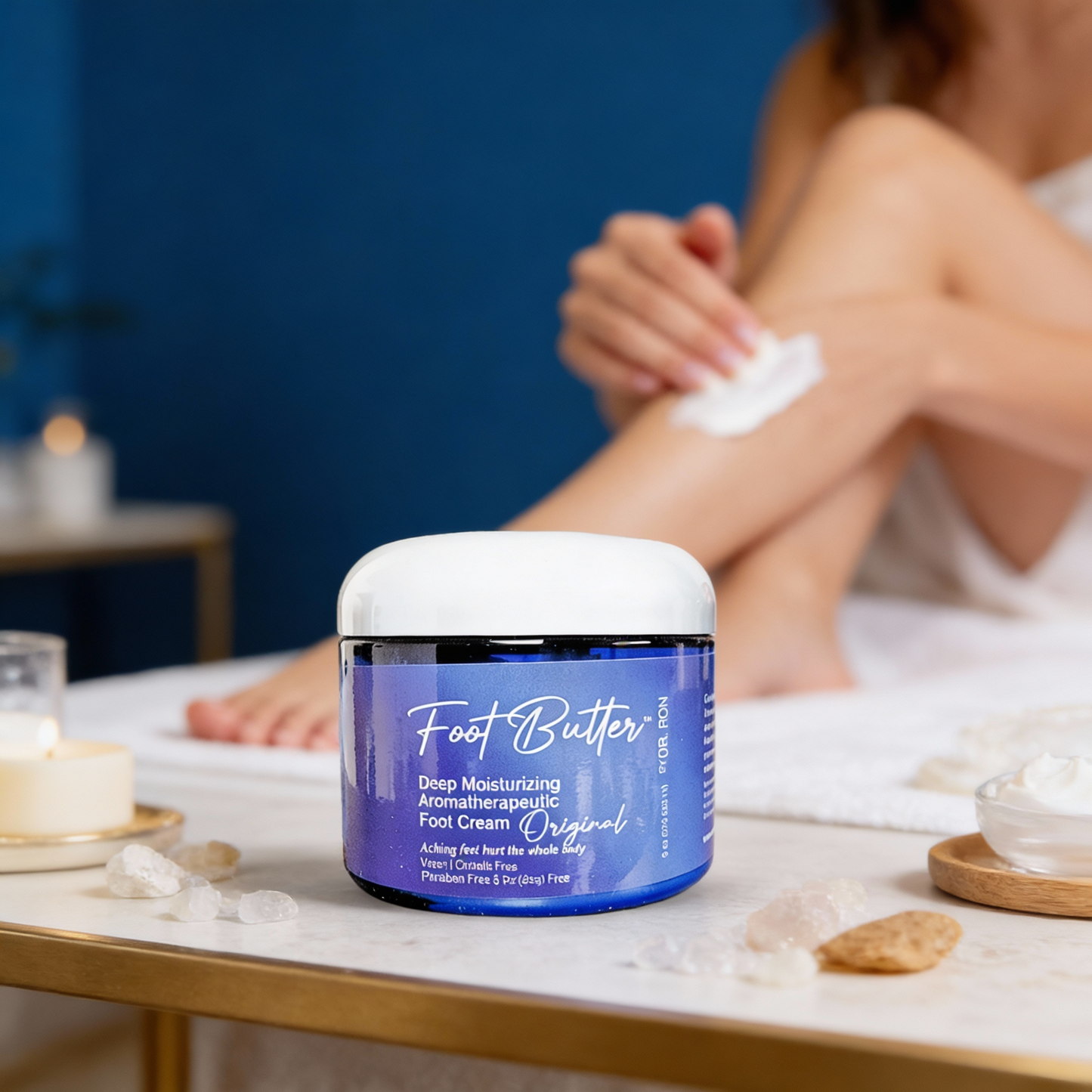 Foot Butter Travel Set – Mini Moisturizers & Pumice Scrub - Renee Lane Company
