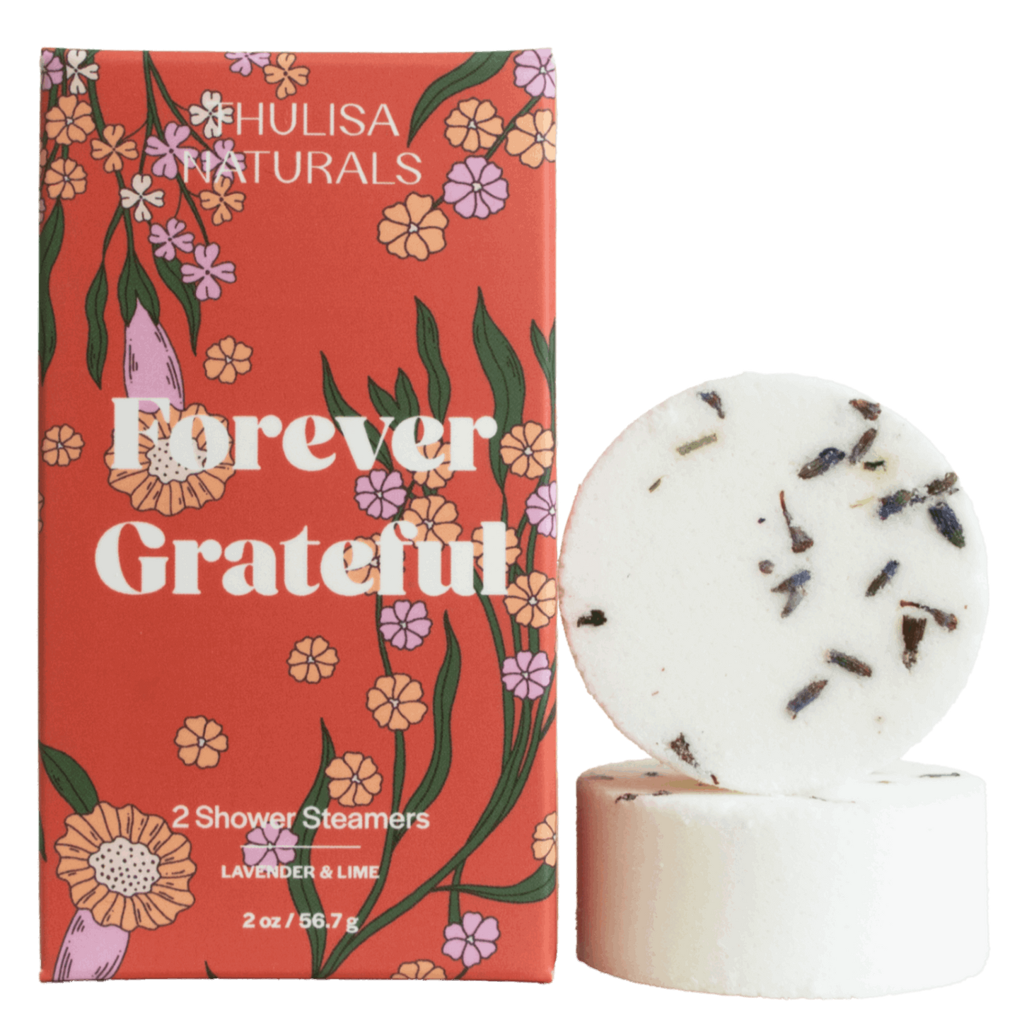 Forever Grateful Lemon Verbena Shower Steamer Gift Set - Renee Lane Company