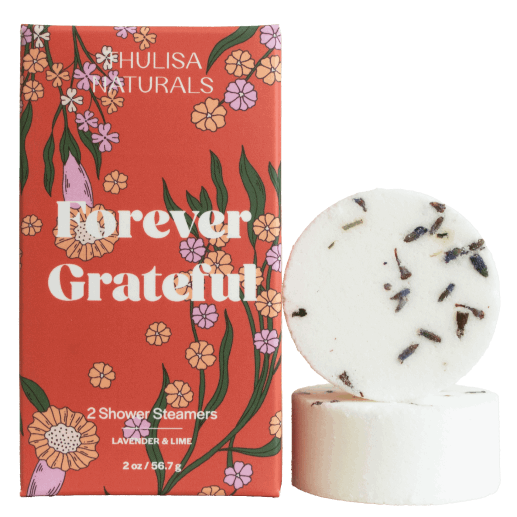 Forever Grateful Lemon Verbena Shower Steamer Gift Set - Renee Lane Company