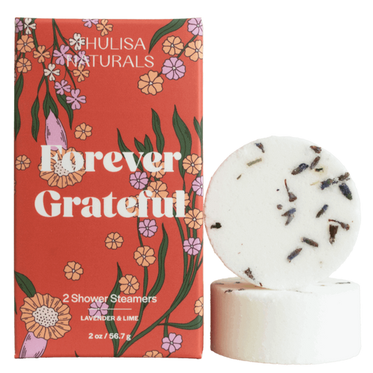 Forever Grateful Lemon Verbena Shower Steamer Gift Set - Renee Lane Company