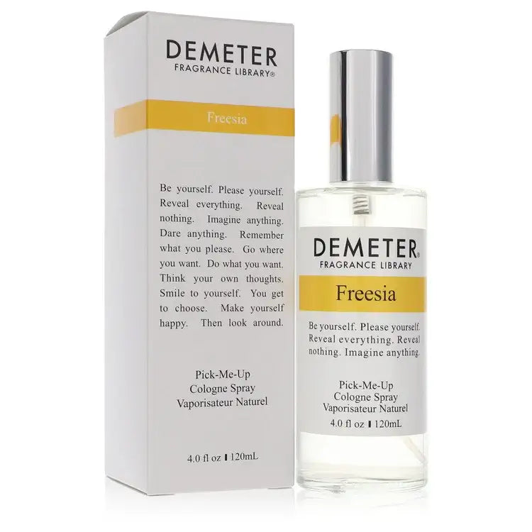 Freesia women’s perfume spray with Demeter bottle and box