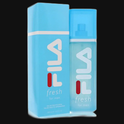 Men's cologne spray bottles, light blue bottles with white caps, two pack